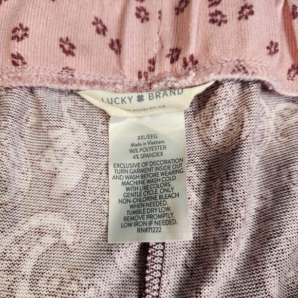 Lucky Brand 2 Piece Pajama Set Size XXL NWT - Picture 8 of 10